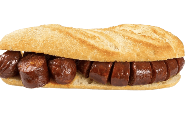 Bocadillo de chorizo frito